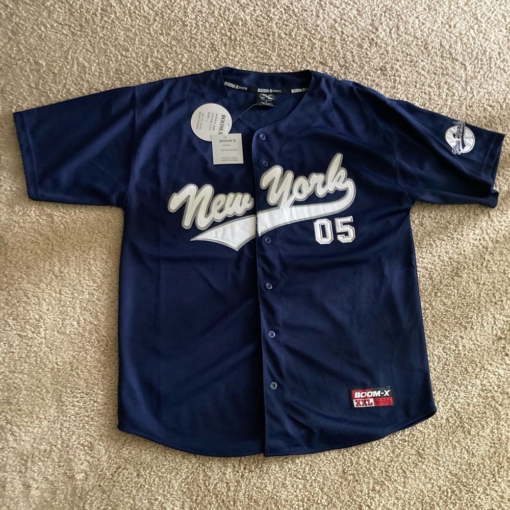 Boom X New York 05 Baseball Jersey Size Large